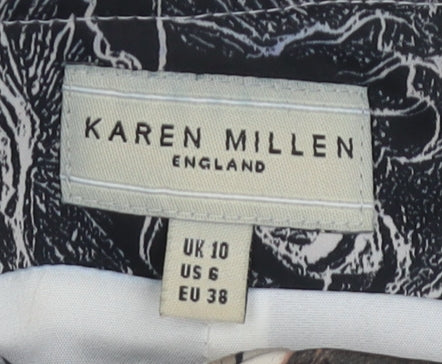 Karen Millen Women's Multicoloured Floral Dress, Size 10