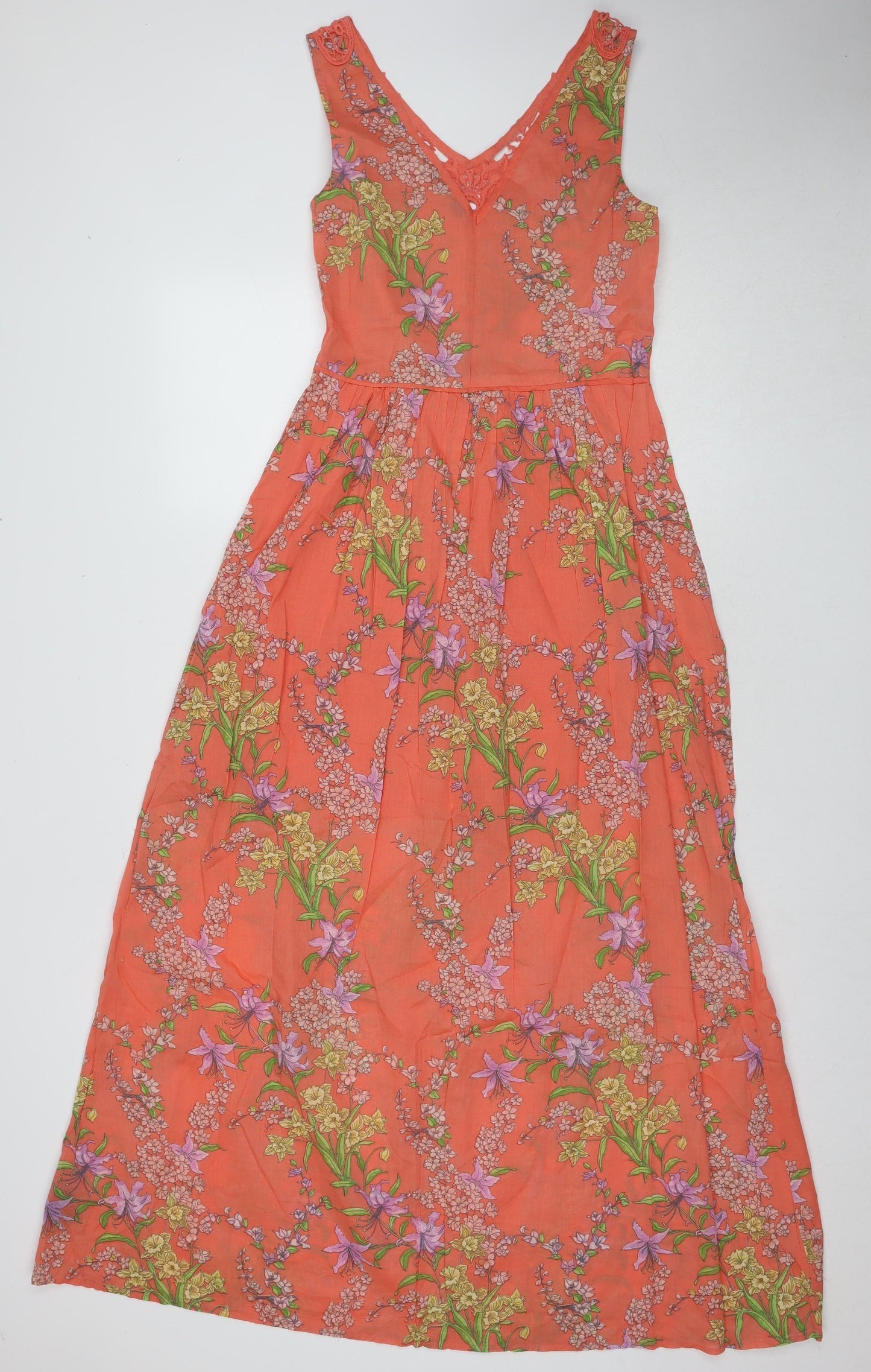 Oasis Women's Floral Maxi Dress, Size 10, Sleeveless