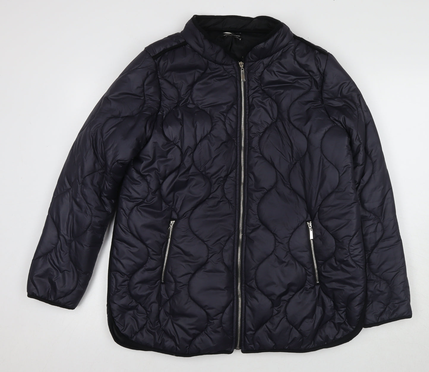 James Lakeland Women's Black Quilted Jacket, Size 18