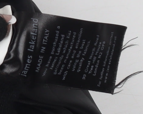 James Lakeland Women's Black Quilted Jacket, Size 18