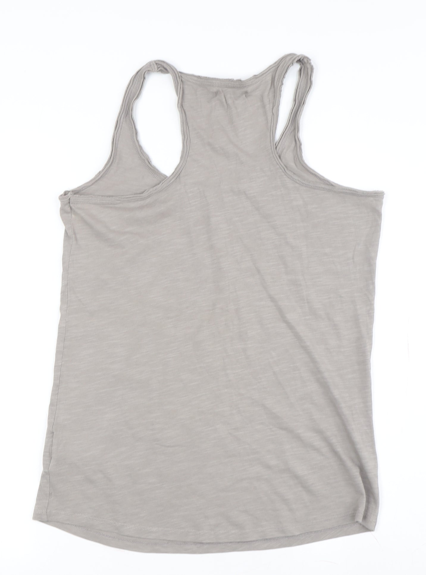 Springfield Women Beige Racerback Tank Top S