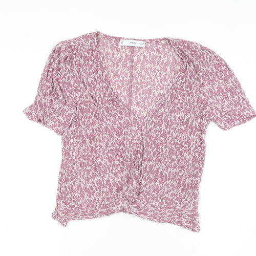 MNG Women's Multicoloured Wrap Blouse Size M