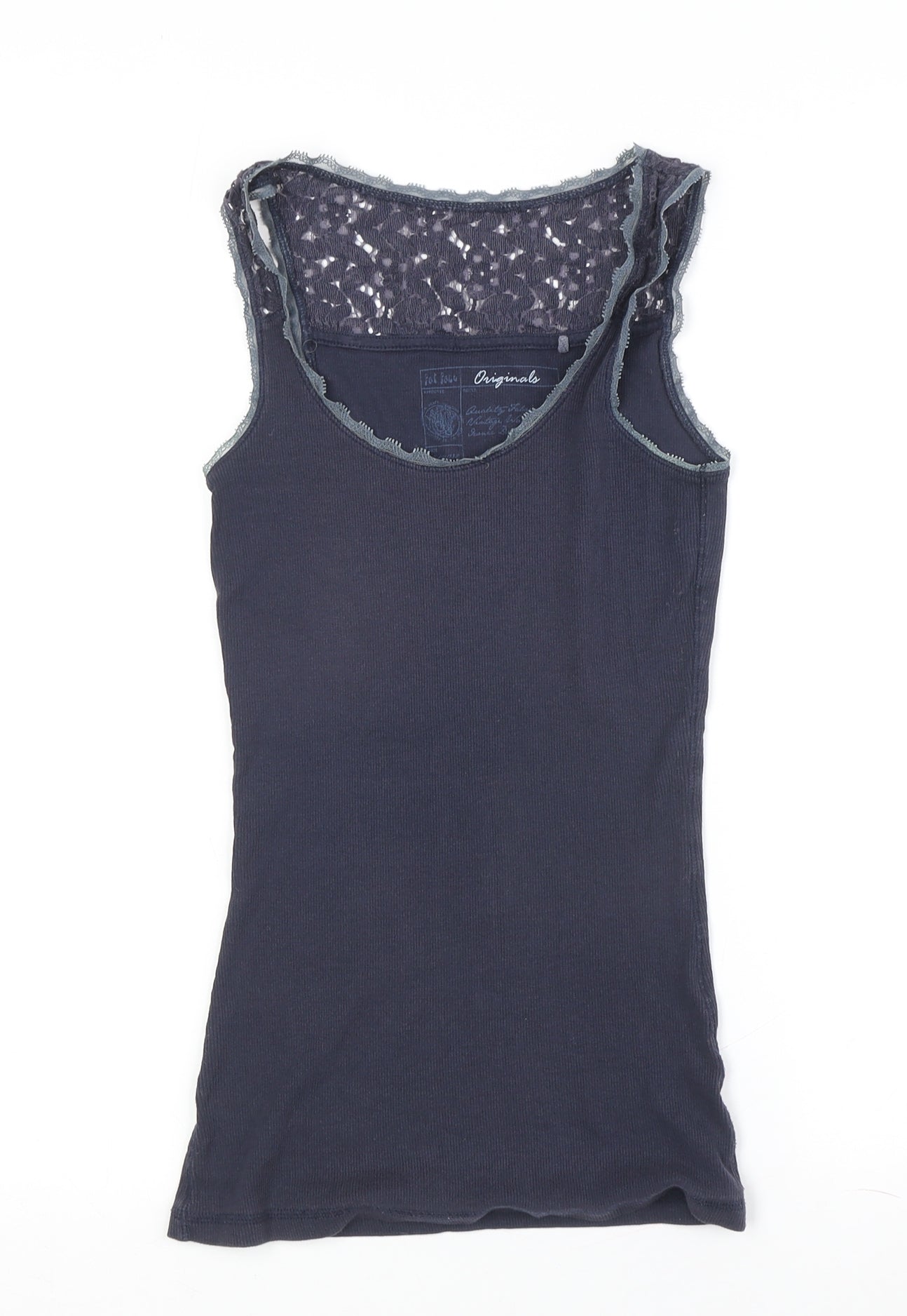 Fat Face Womens Blue Camisole Tank Top Size 8
