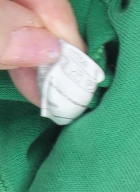 Colorful Authentic Men's Green Rugby Polo M