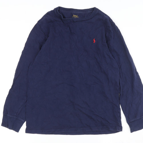Polo Ralph Lauren Men's Blue Long Sleeve T-Shirt, Size L