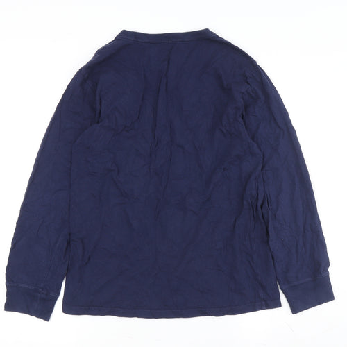 Polo Ralph Lauren Men's Blue Long Sleeve T-Shirt, Size L
