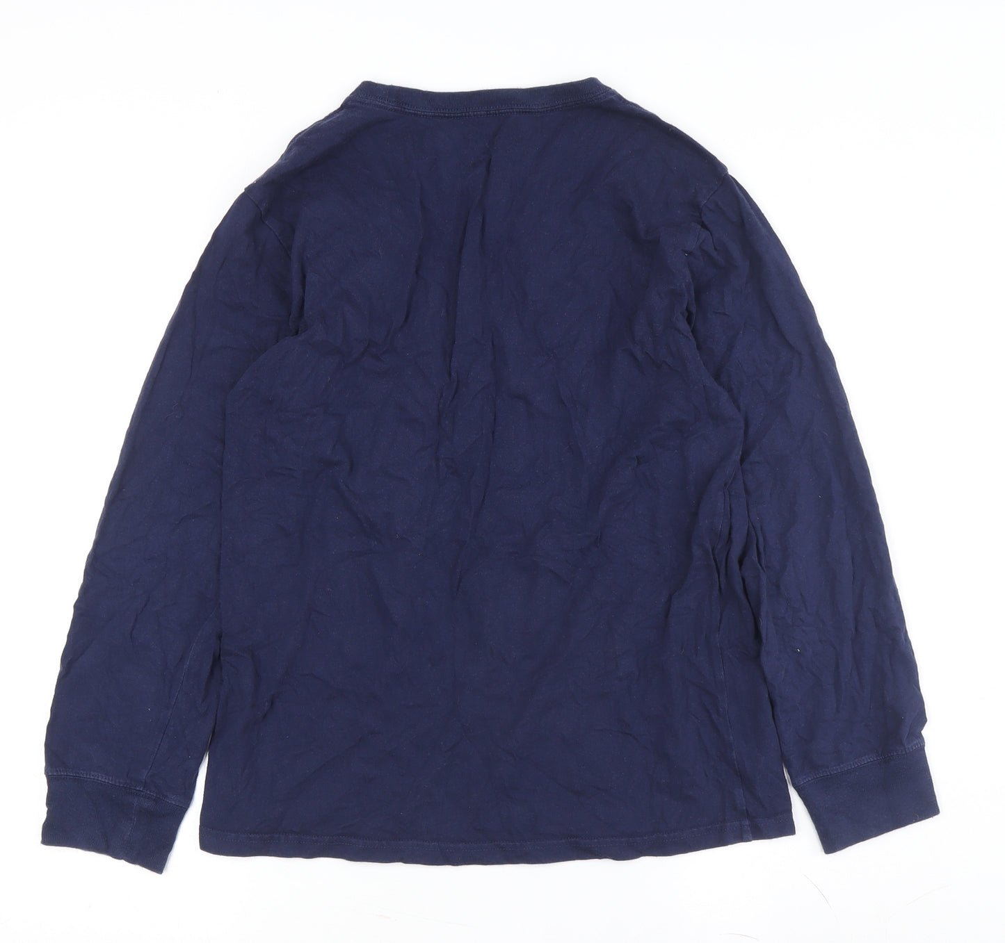 Polo Ralph Lauren Men's Blue Long Sleeve T-Shirt, Size L