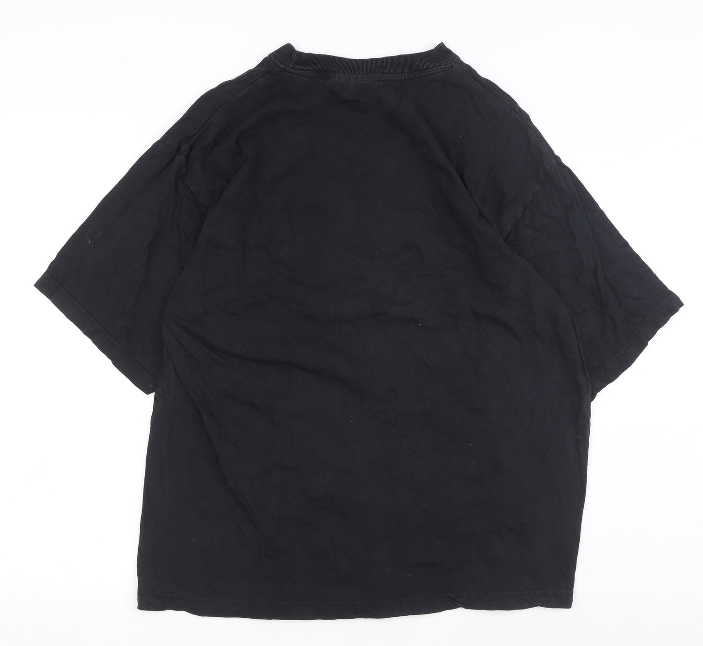 The Simpsons Men's Black XL Cotton Crew Neck T-Shirt