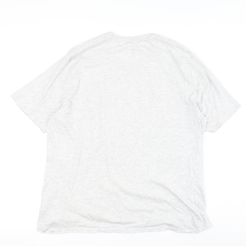 Marvel Men's Grey Graphic Print T-Shirt, Size L
