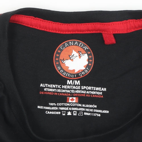 Canada Weather Gear Men's Black Medium T-Shirt