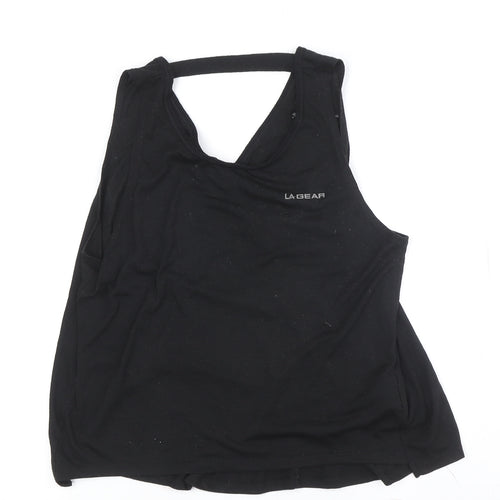 LA Gear Women's Black Tank, Size 12, Racerback Style