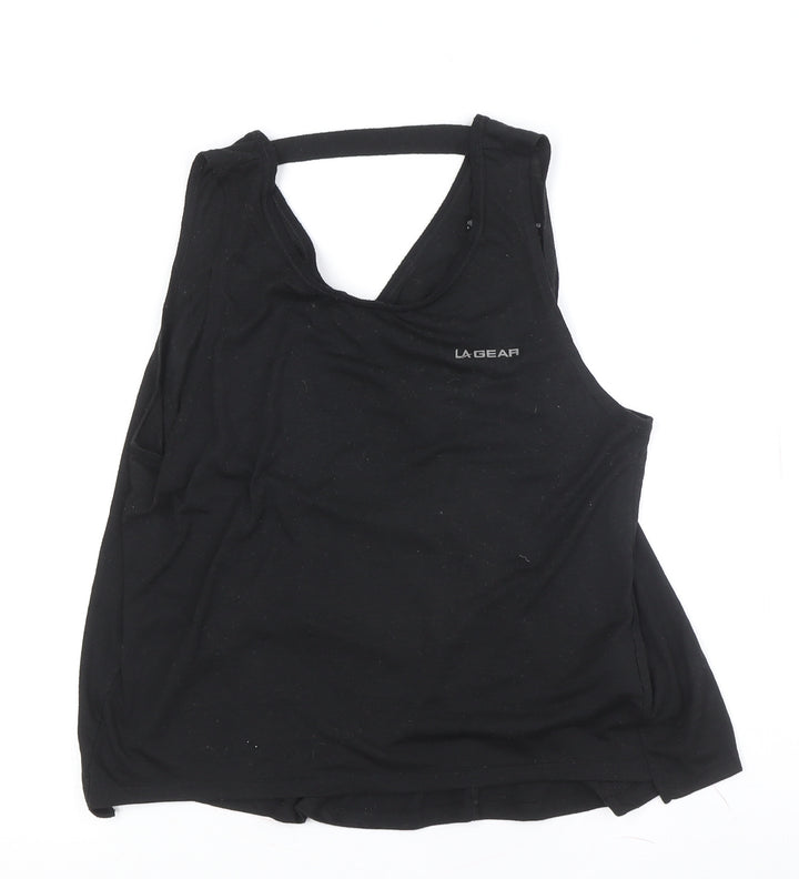 LA Gear Women's Black Tank, Size 12, Racerback Style