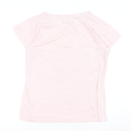 Peanuts Women's Pink Snoopy Pyjama Top Size 4