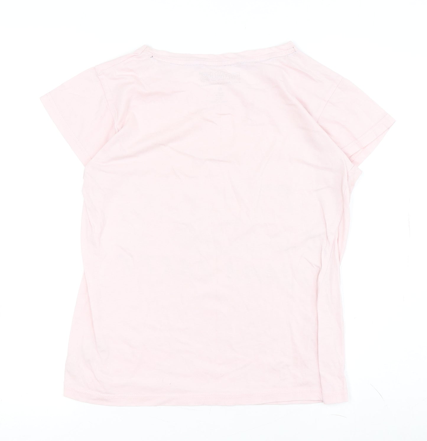 Peanuts Women's Pink Snoopy Pyjama Top Size 4