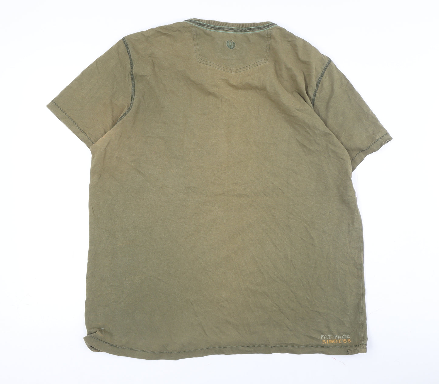 Fat Face Men's Green Adventure T-Shirt XL