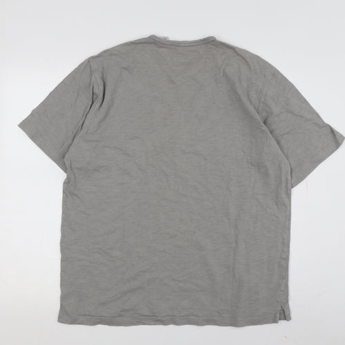 Geoffrey Beene Men's Grey Cotton T-Shirt - Size L