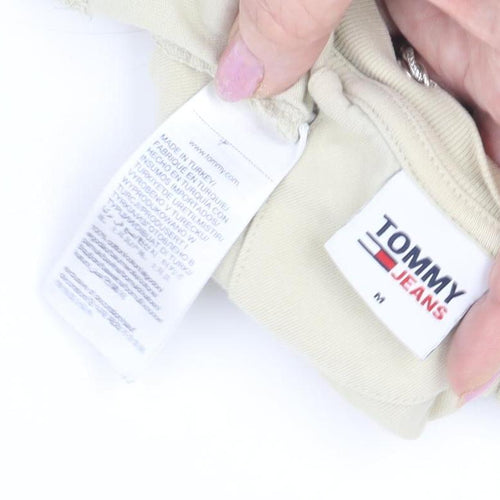 Tommy Jeans Men's Beige M Logo T-Shirt