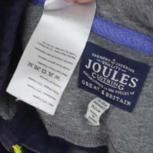 Joules Boys Black Fleece Sweatshirt, Size 158 - Cozy Winter Essential