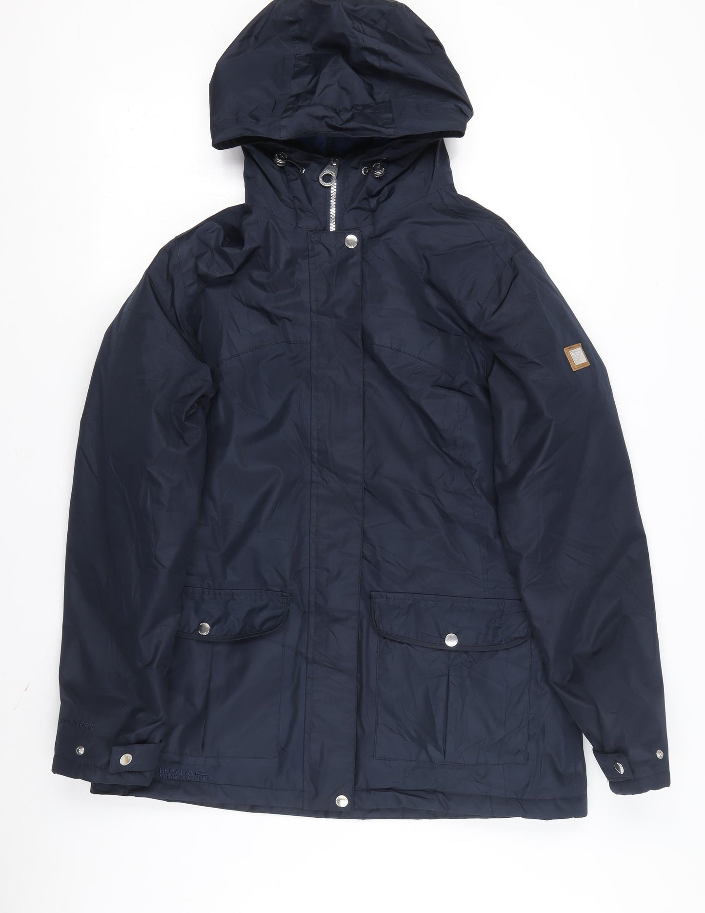 Regatta Women's Blue Waterproof Hooded Jacket Size 14