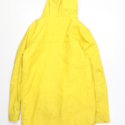 Lil Atelier Women's Yellow Parka Jacket, Size 10, Hooded