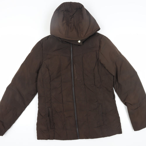 Marks and Spencer Women's Brown Puffer Jacket S
