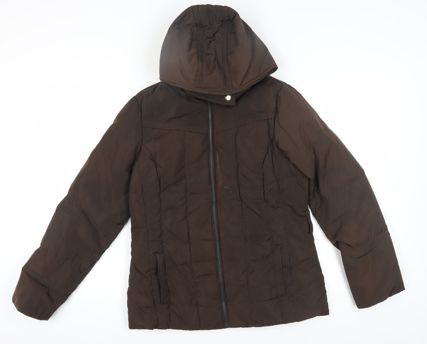 Marks and Spencer Women's Brown Puffer Jacket S