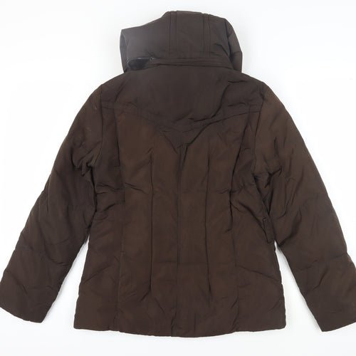 Marks and Spencer Women's Brown Puffer Jacket S