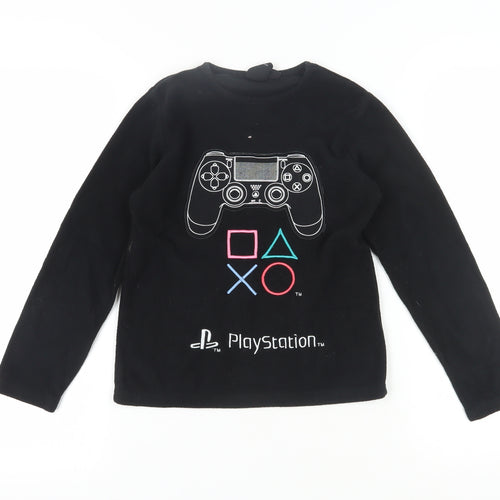 PlayStation Boys Black Pullover Sweatshirt 9-10 Yrs