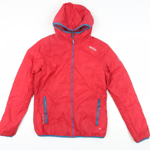 Regatta Women's Red Size 12 Puffer Jacket with Hood
