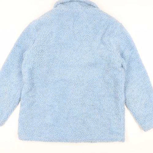 Damart Women's Blue Mid-Length Button Jacket M