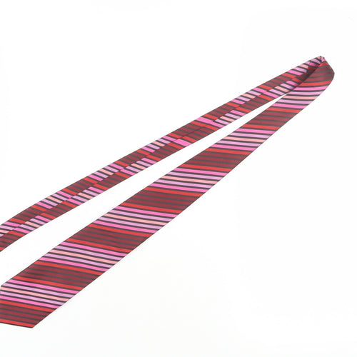 Skopes Men's Red & Pink Striped Tie - Polyester