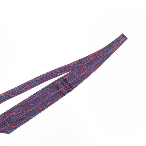 Frangi Men's Purple Silk Geometric Tie, One Size