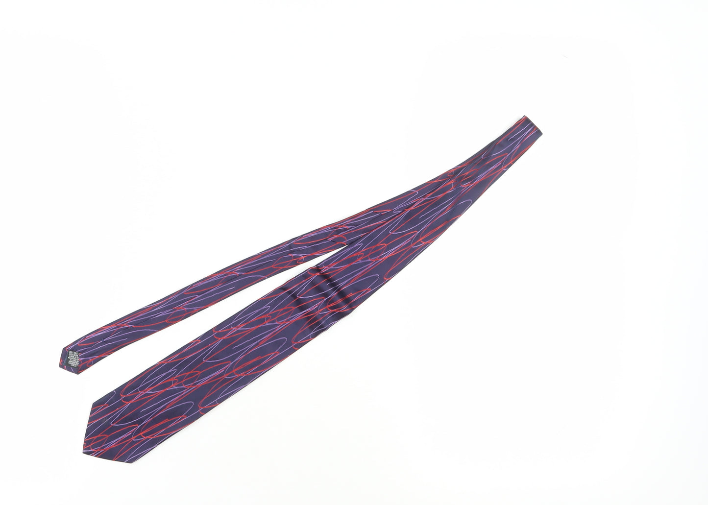 Frangi Men's Purple Silk Geometric Tie, One Size