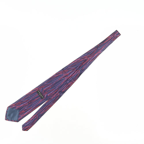 Frangi Men's Purple Silk Geometric Tie, One Size
