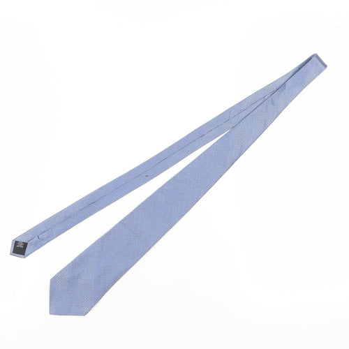 Linea Men's Blue Silk Geometric Tie