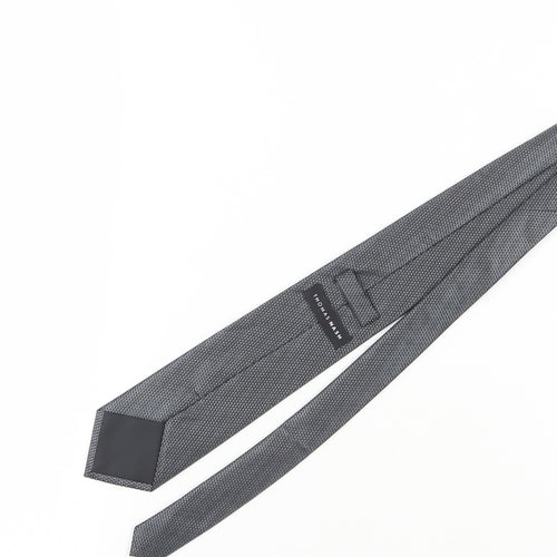 Thomas Nash Men's Black Geometric Tie