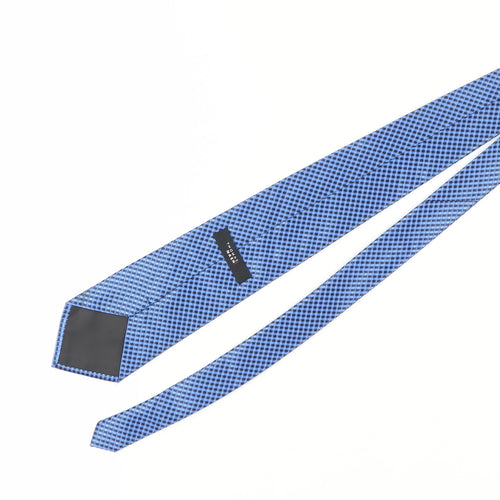Thomas Nash Men's Blue Geometric Polyester Tie