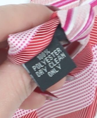 Skopes Men's Pink Striped Tie, One Size, Stylish & Bold