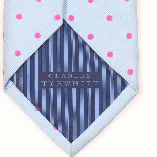 Charles Tyrwhitt Blue Silk Polka Dot Men's Tie