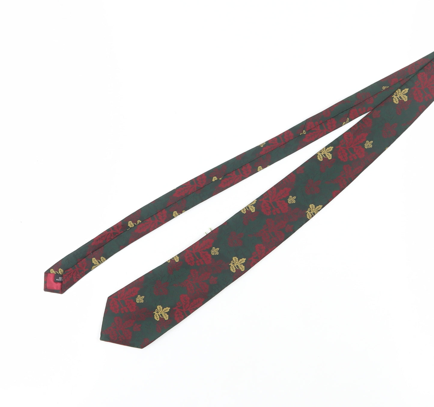 The National Trust Men's Green Floral Tie