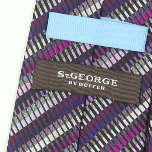 St. George by Duffer Men's Multicoloured Silk Tie