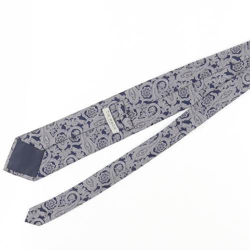 Tie Rack Men's Blue Paisley Silk Designer Tie