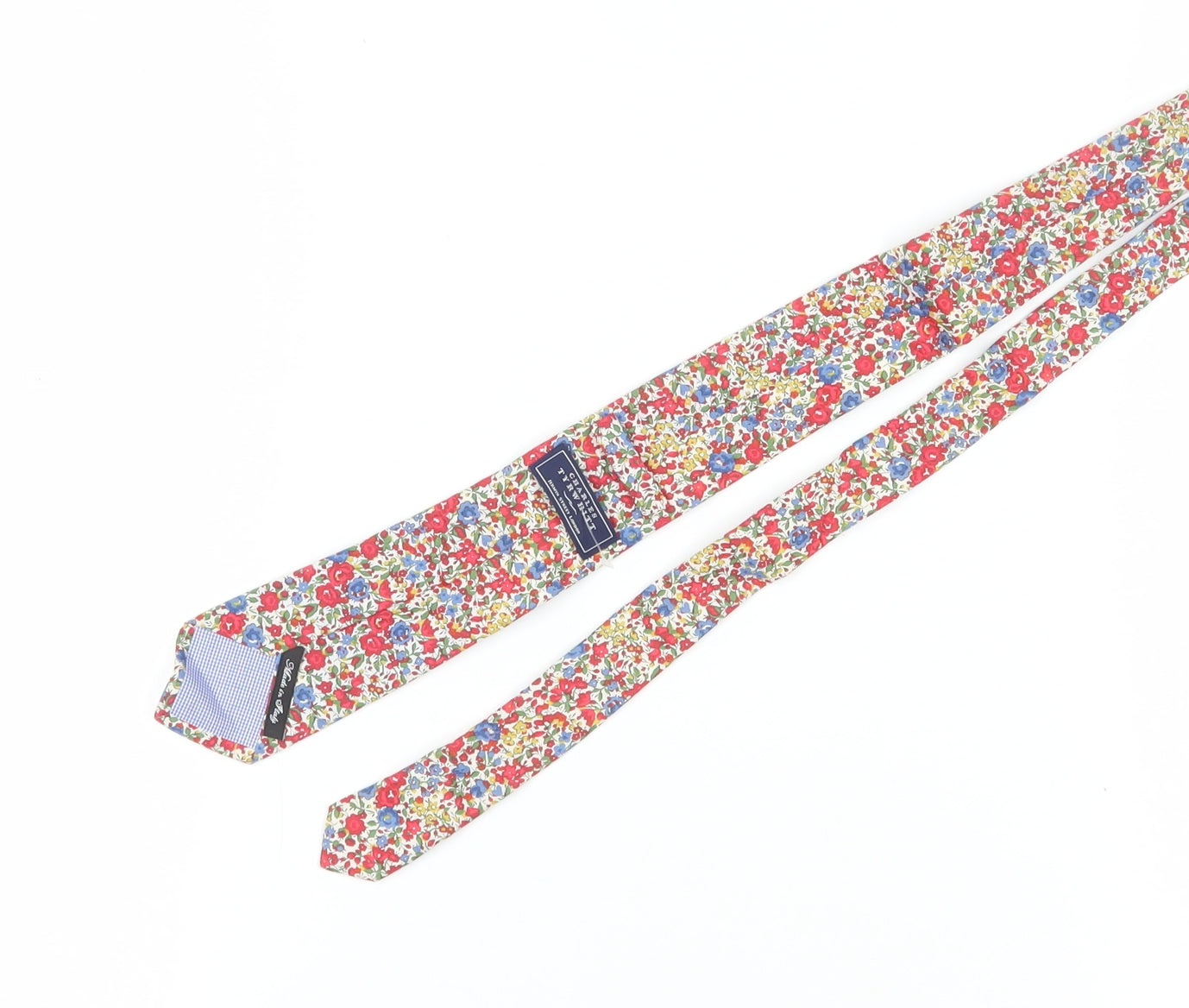Charles Tyrwhitt Men's Multicoloured Floral Cotton Tie