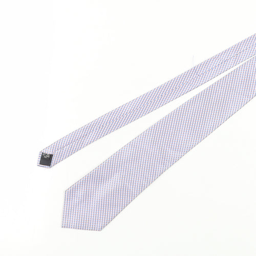 DeHavilland Men's Blue Geometric Slim Tie