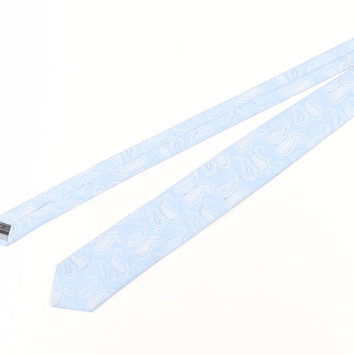 John Lewis Blue Paisley Silk Men's Tie