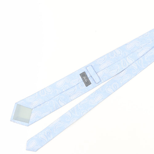 John Lewis Blue Paisley Silk Men's Tie