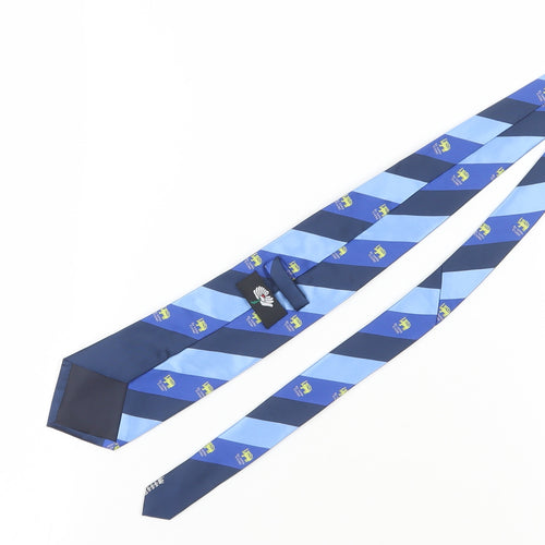 Sri Lanka Cricket Stripe Men's Tie Blue Polyester