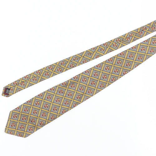 Austin Reed Men's Multicoloured Geometric Silk Tie