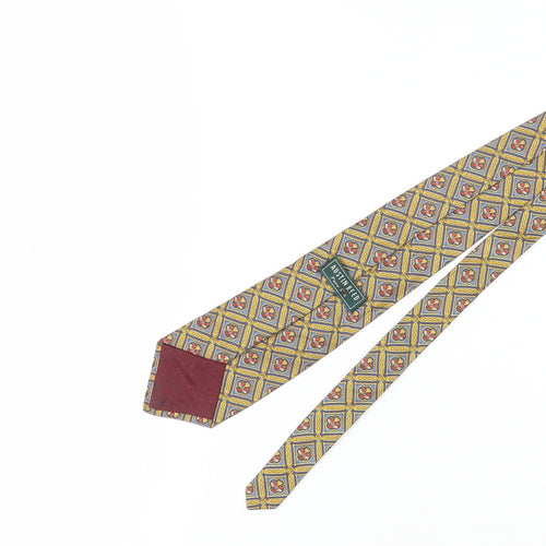 Austin Reed Men's Multicoloured Geometric Silk Tie