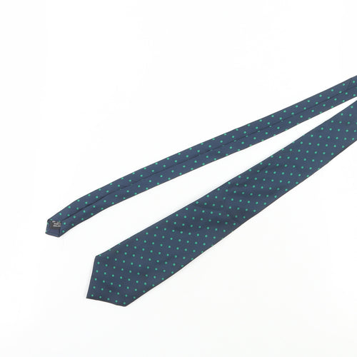 Charles Tyrwhitt Men’s Blue Silk Polka Dot Tie